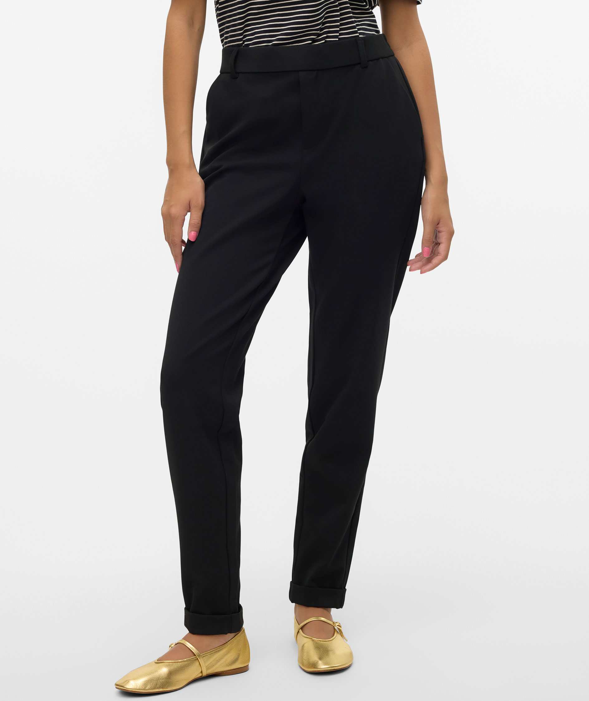 Vero Moda VMMAYA LOOSE SOLID byxa dam, Black