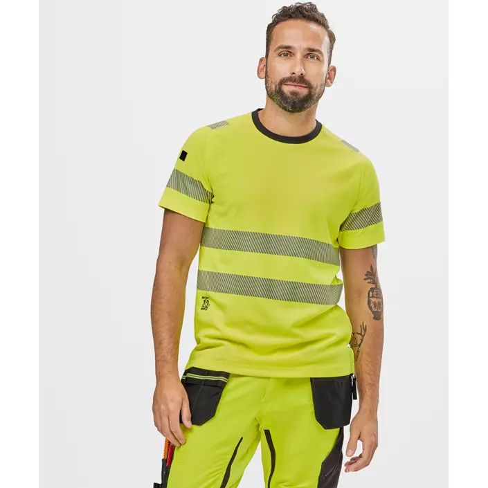 Snickers T-shirt 2539, Hi-Vis Gul, large image number 1