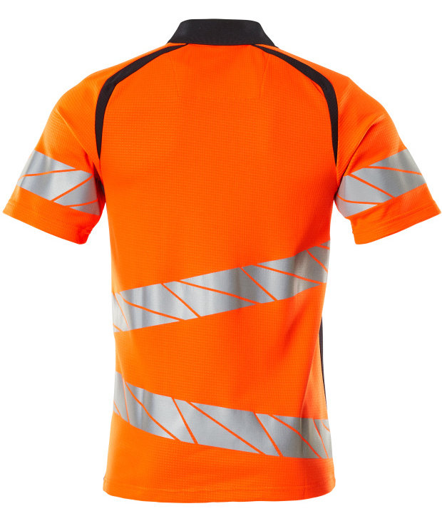 Mascot Accelerate Safe polo shirt, Hi-Vis Orange/Dark Marine, large image number 1