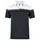 Cutter & Buck Seabeck polo shirt, Black/White, Black/White, swatch