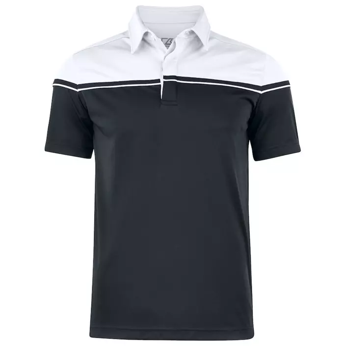 Cutter & Buck Seabeck polo shirt, Black/White, large image number 0