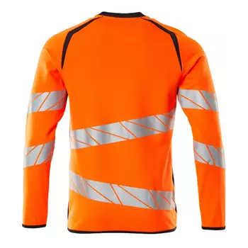 Mascot Accelerate Safe sweatshirt, Hi-Vis Orange/Mørk Marine