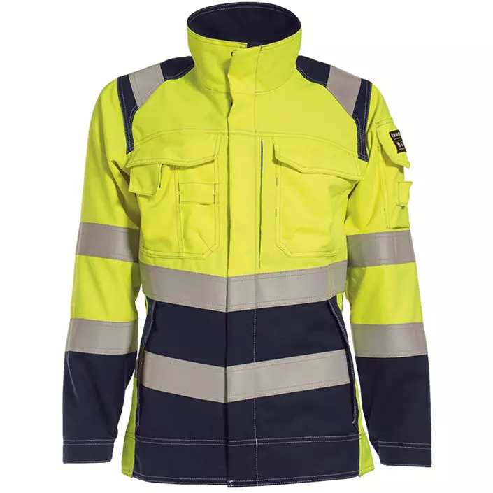 Tranemo Tera TX women's work jacket, Hi-vis Yellow/Marine, large image number 0