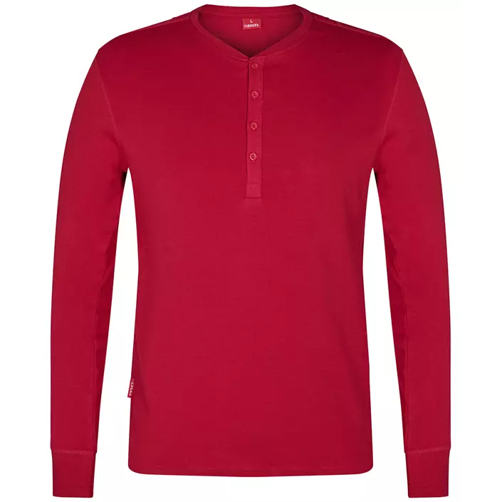 Engel Extend langærmet Grandad T-shirt, Tomato Red, large image number 0