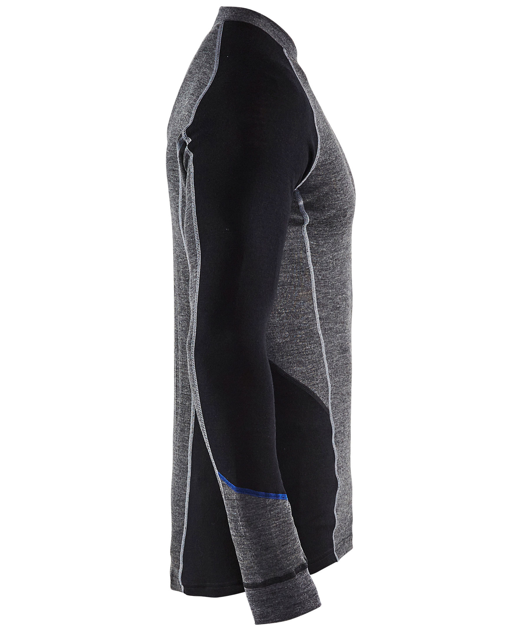 Bl&aring;kl&auml;der WARM underwear shirt with merino wool, Grey/Black, large image number 2