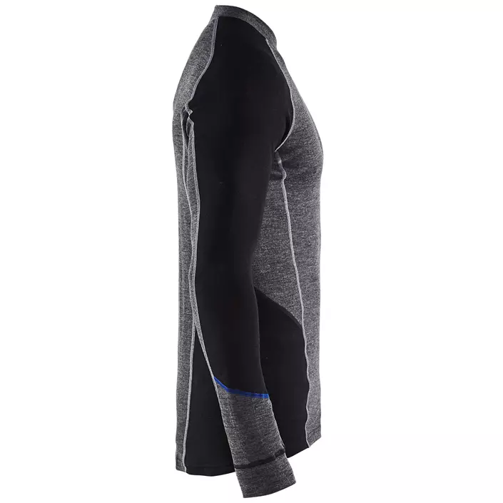 Blåkläder WARM underställ tröja med merinoull, Grå/Svart, large image number 2