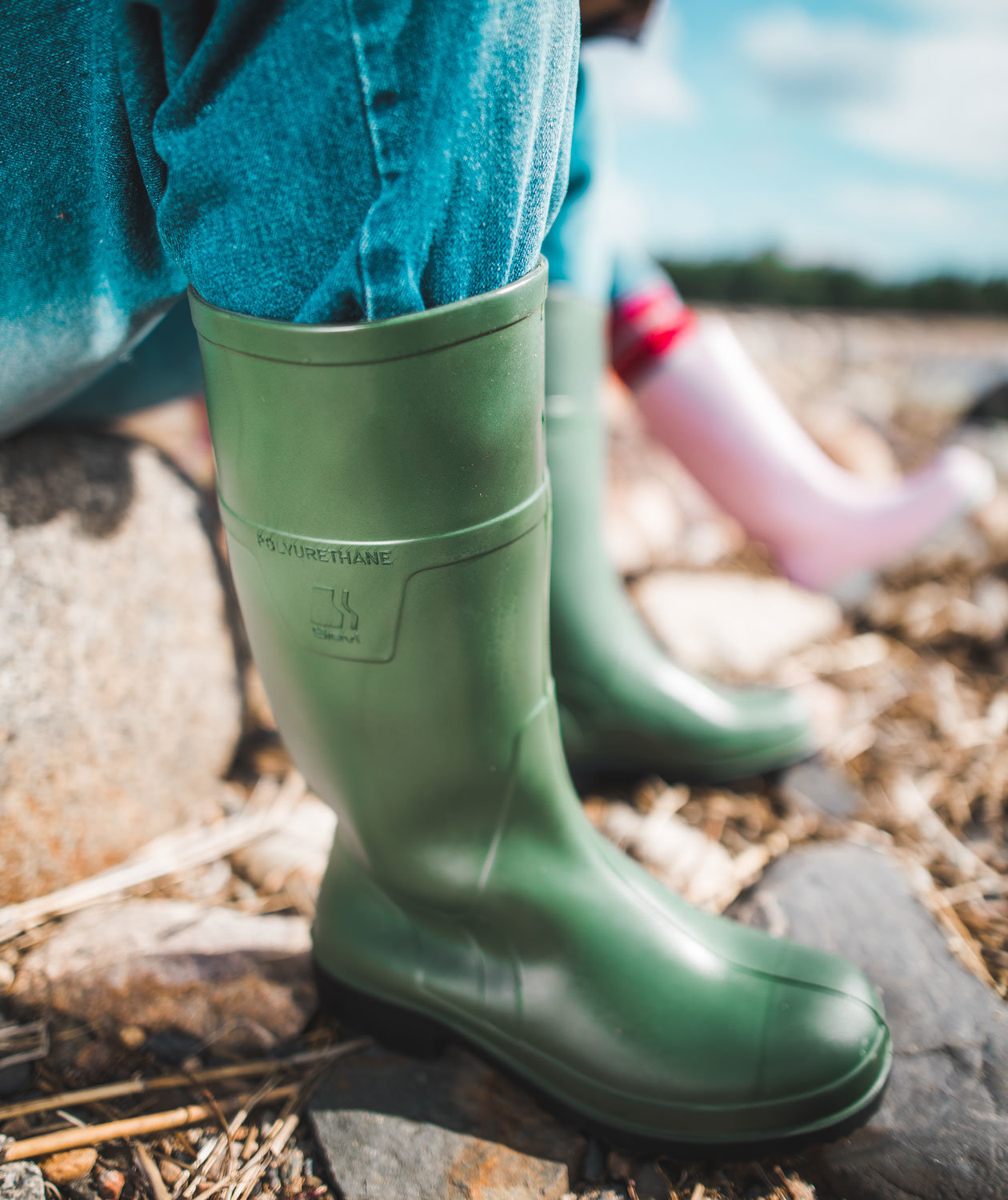 Sievi Light Boot skyddsgummist&ouml;vlar S4, Gr&ouml;n