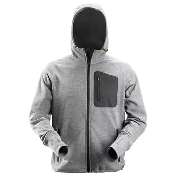 Snickers FlexiWork fleece hoodie 8041, Grey/Black