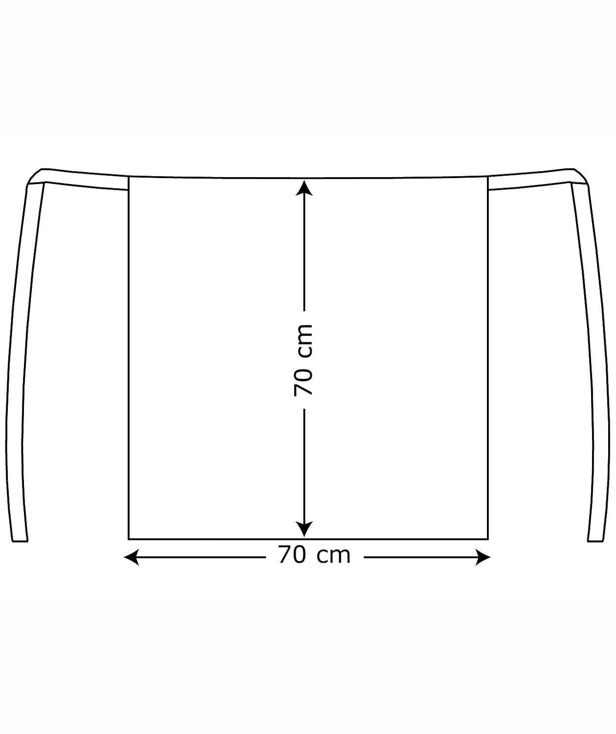 Kentaur apron, White