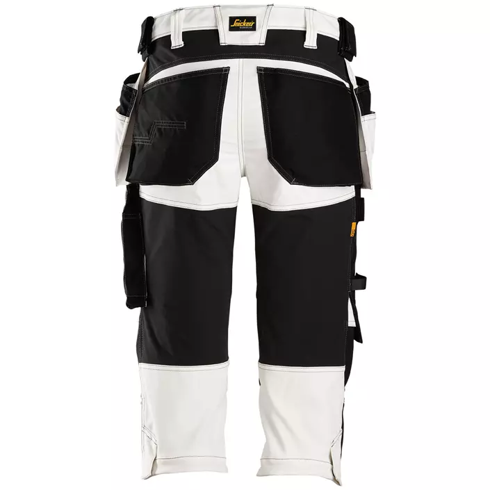 Snickers AllroundWork craftsman knee pants 6142, White/Black, large image number 2