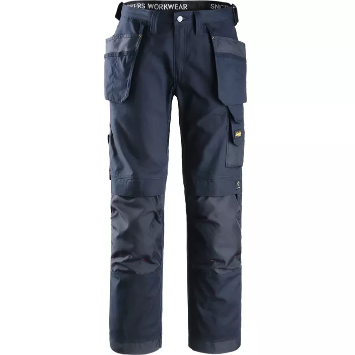 Snickers Canvas+ craftsman trousers, Marine Blue, large image number 0