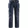 Snickers Canvas+ craftsman trousers, Marine Blue
