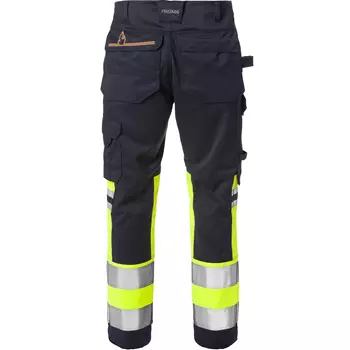 Fristads Flamestat work trousers 2162, Hi-vis Yellow/Marine