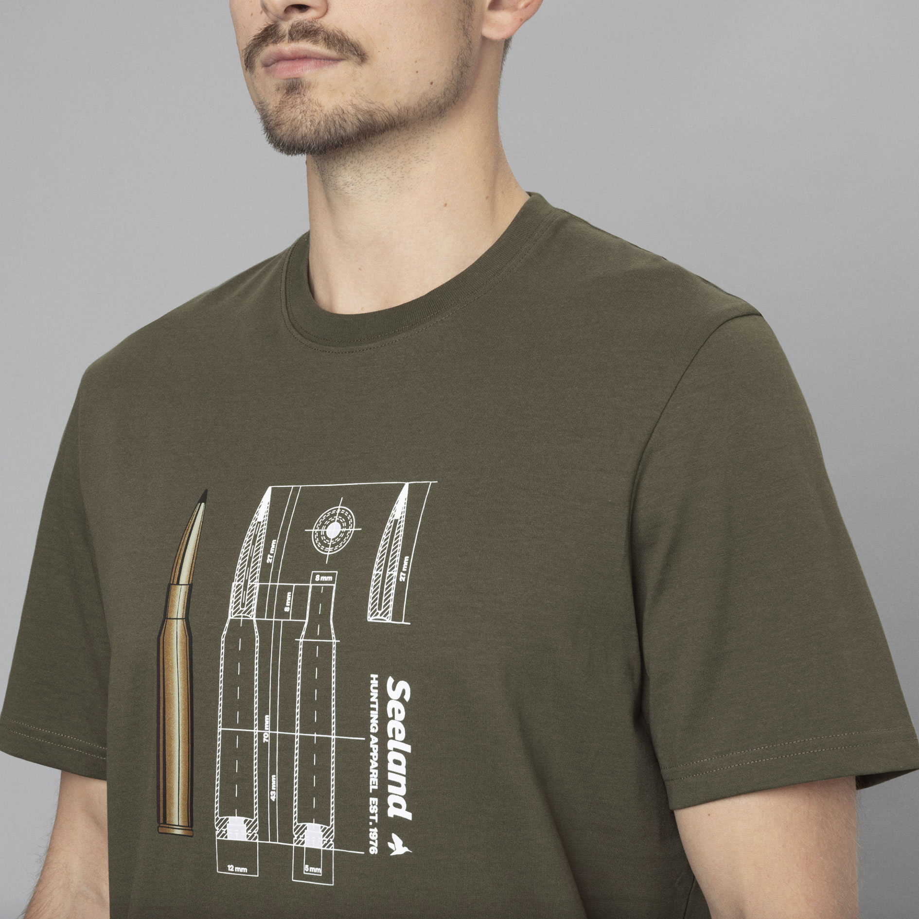 Seeland Bullet T-shirt, Grape leaf, large image number 4