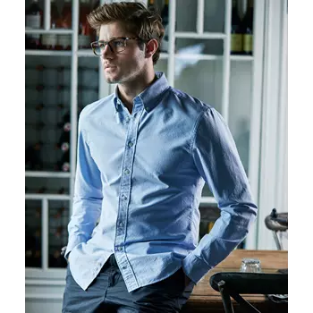 Tee Jays Perfect Oxford skjorta, Ljus Blå