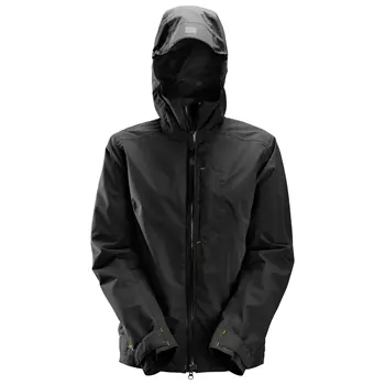 Snickers AllroundWork women's waterproof shell jacket 1367, Black