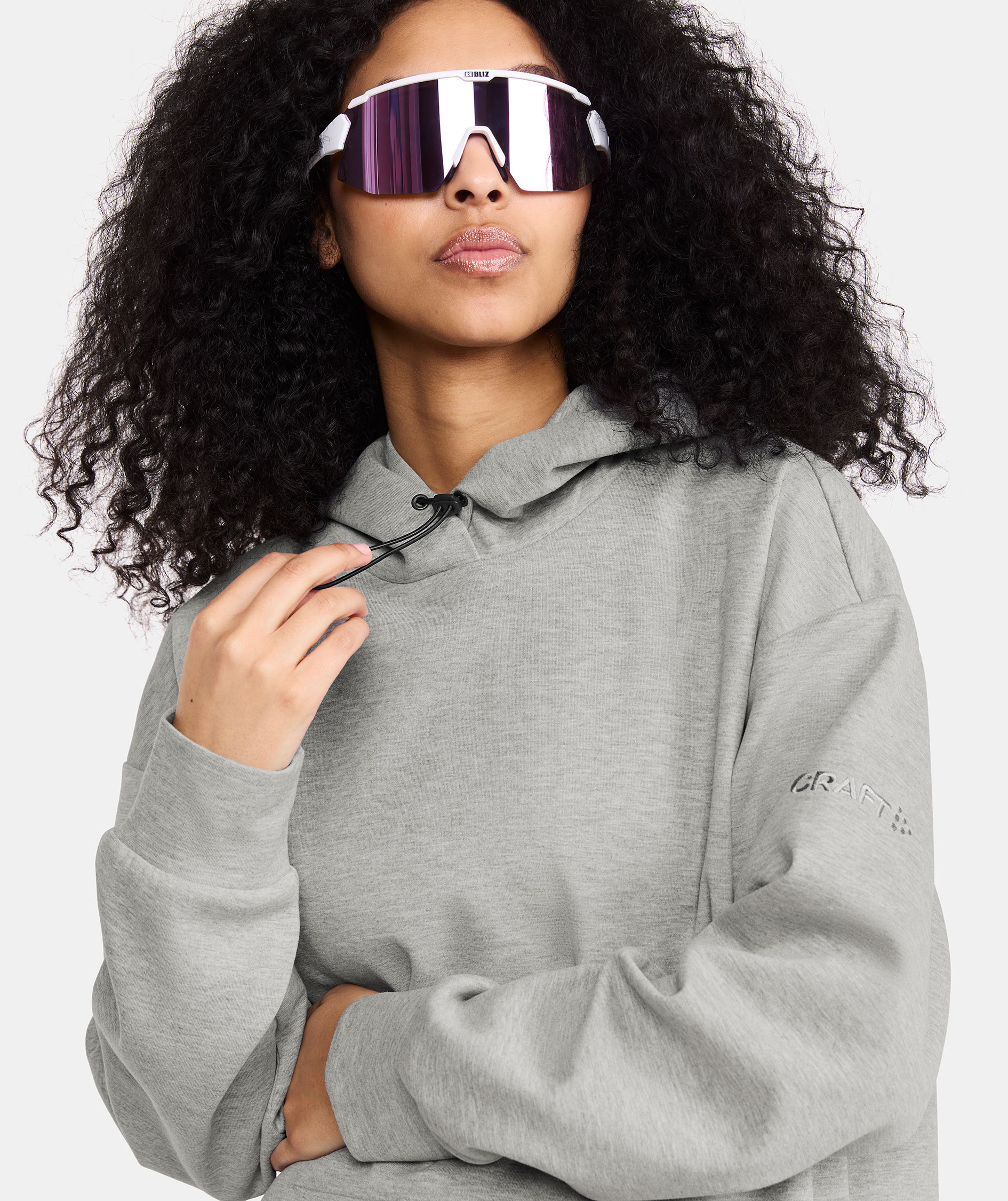 Craft ADV Join dame h&aelig;ttetr&oslash;je, Grey melange , large image number 5