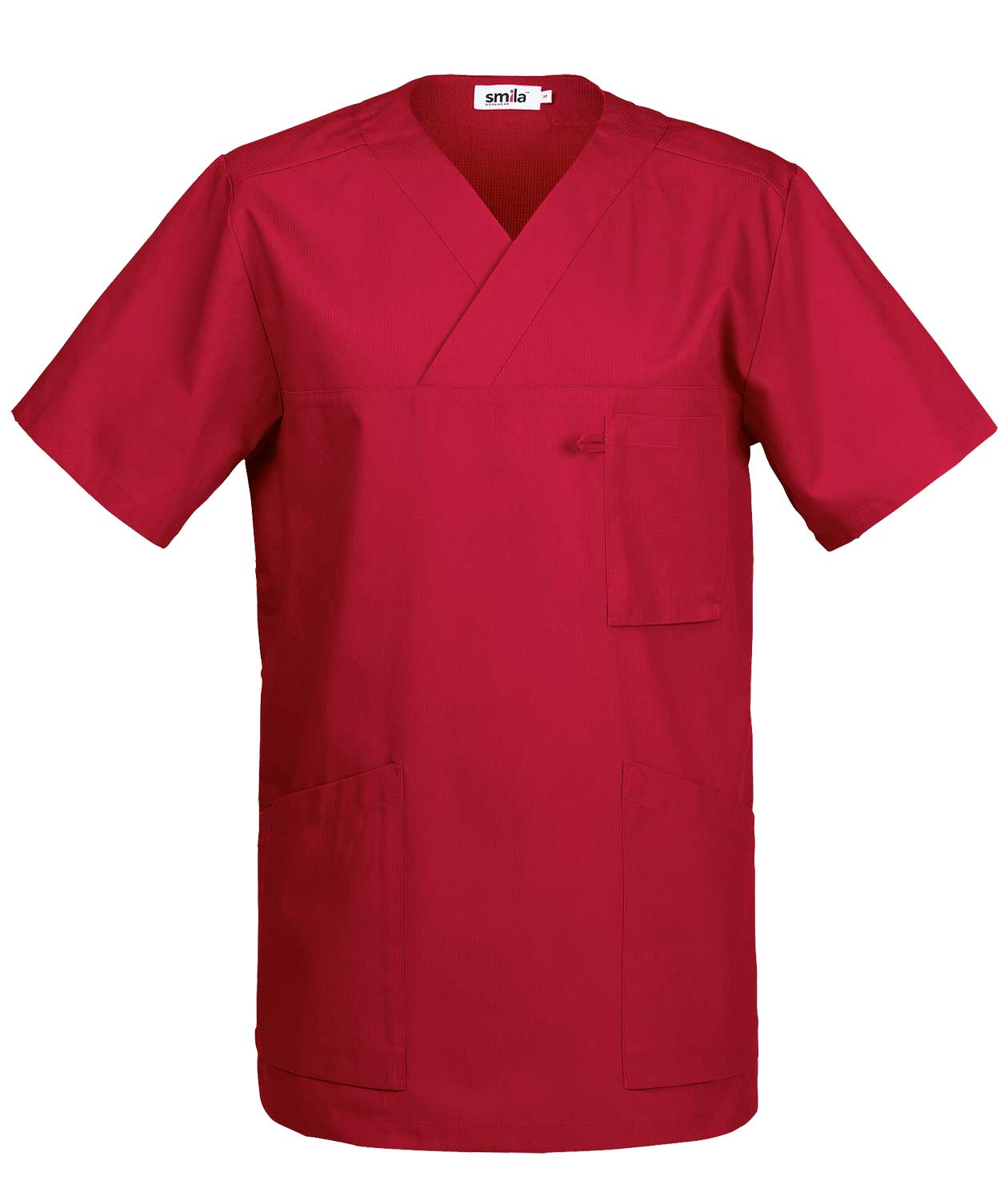 Smila Workwear Astor  smock, Dark Red