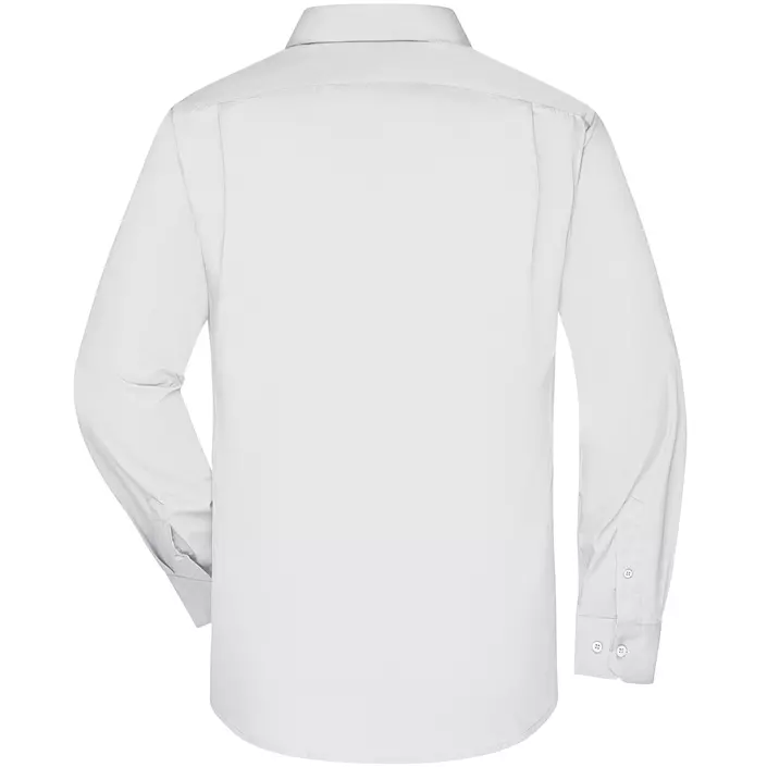 James & Nicholson modern fit skjorte, Hvid, large image number 1