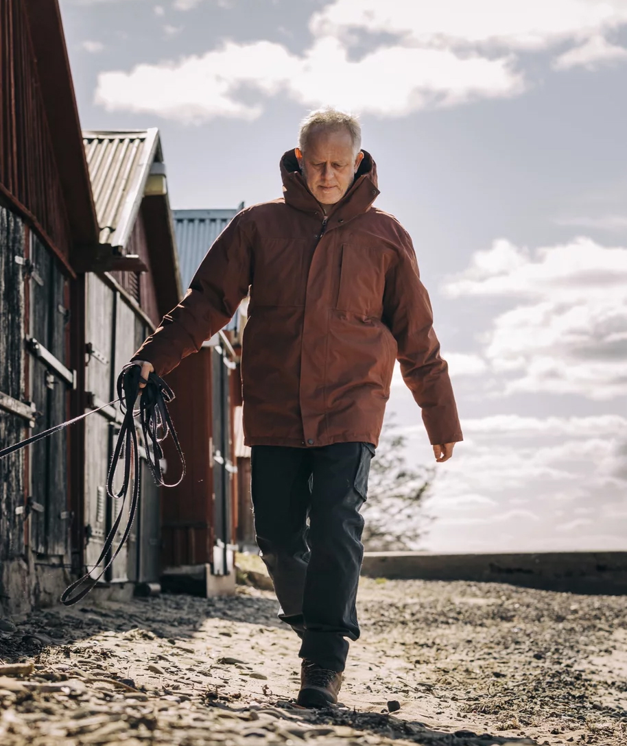 Pinewood V&auml;rnamo padded jakke, Dark Copper, large image number 1