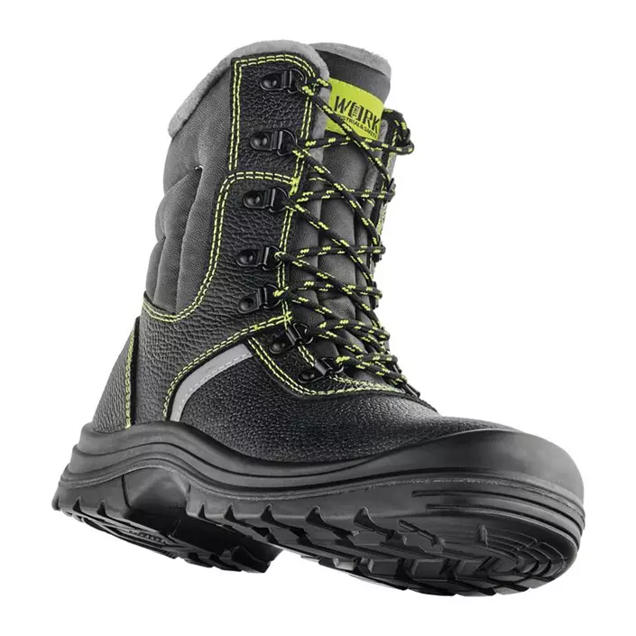 Worktime Falun skyddsstövlar S3W, Svart/Grön, large image number 5