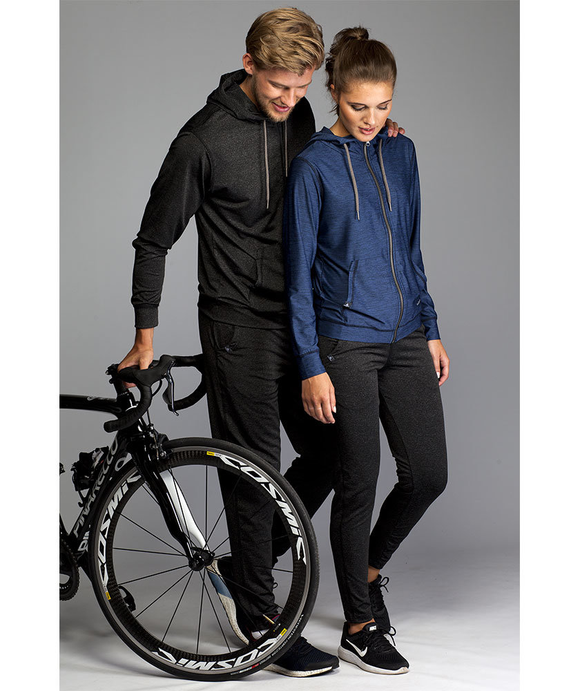 Pitch Stone Cooldry joggingbyxa, Dark black melange