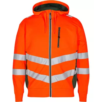 Engel Safety Hoodie, Hi-Vis Orange/Grün