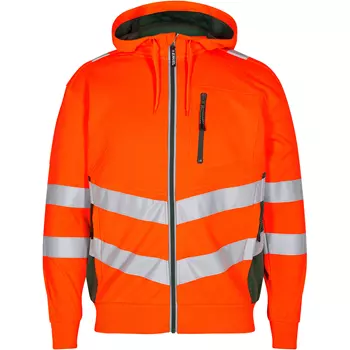 Engel Safety hoodie, Hi-vis Orange/Green