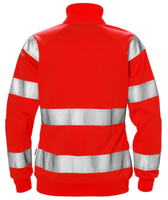 Fristads cardigan dam 7427 SHV, Varsel R&ouml;d, large image number 1