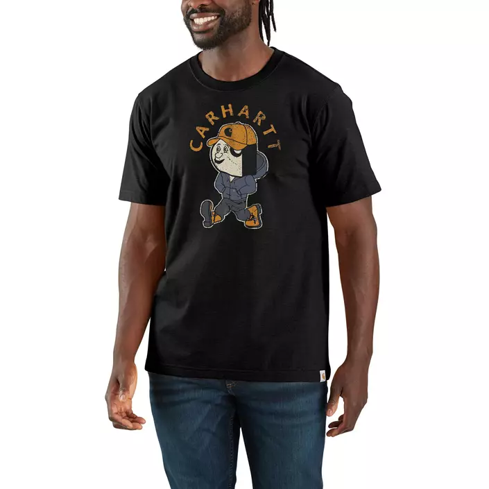 Carhartt Active Jac Grapic T-shirt, Black, large image number 1