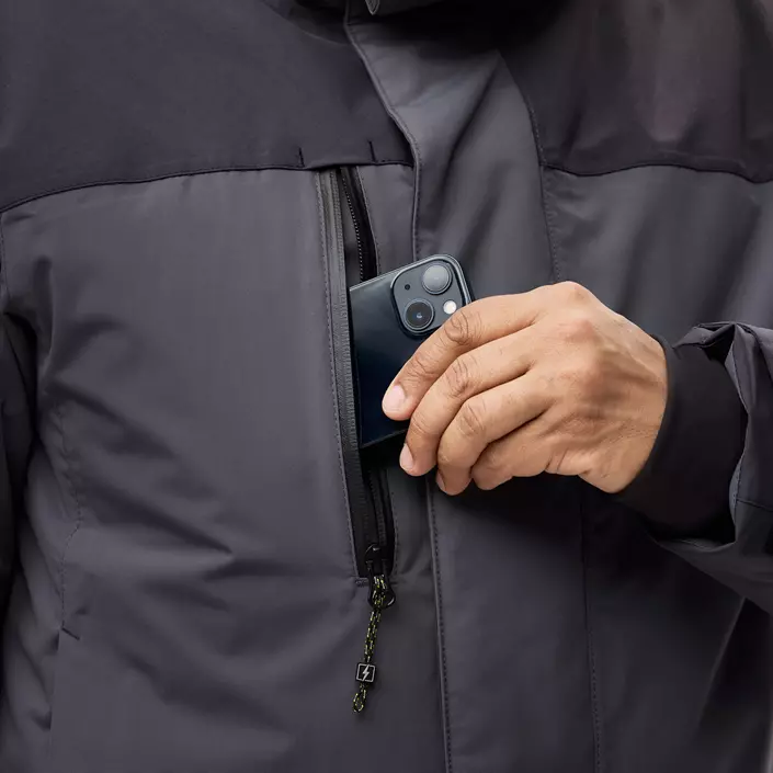 Snickers AllroundWork vinterjakke 1112, Steel Grey/Dark Steel Grey, large image number 7