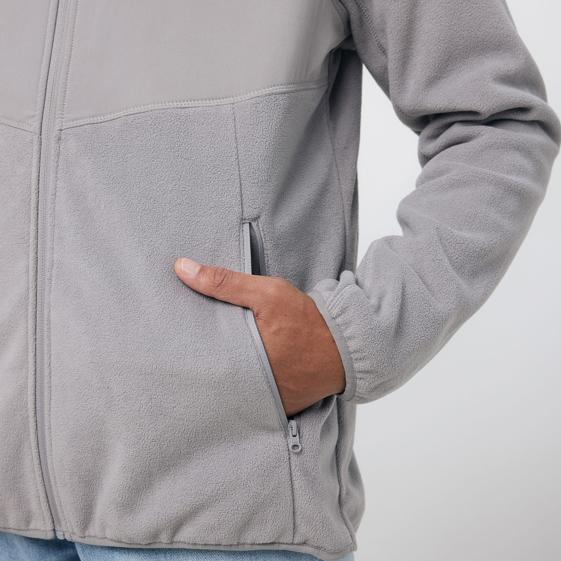 Iqoniq Talung fleecetr&oslash;je, Storm Grey, large image number 7