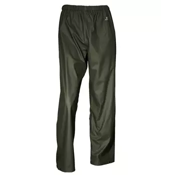 Elka Dry Zone PU rain trousers, Olive Green
