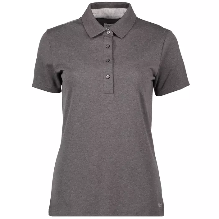 Seven Seas dame Polo T-shirt, Dark Grey Melange, large image number 0