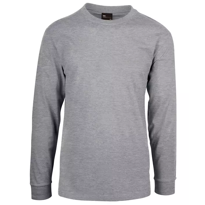 YOU Premium  long-sleeved T-shirt, Grey Melange, large image number 0
