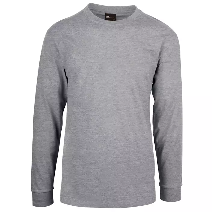 YOU Premium  long-sleeved T-shirt, Grey Melange, large image number 0