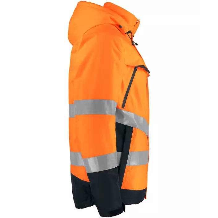 ProJob shell jacket 6441, Hi-Vis Orange/Black, large image number 2