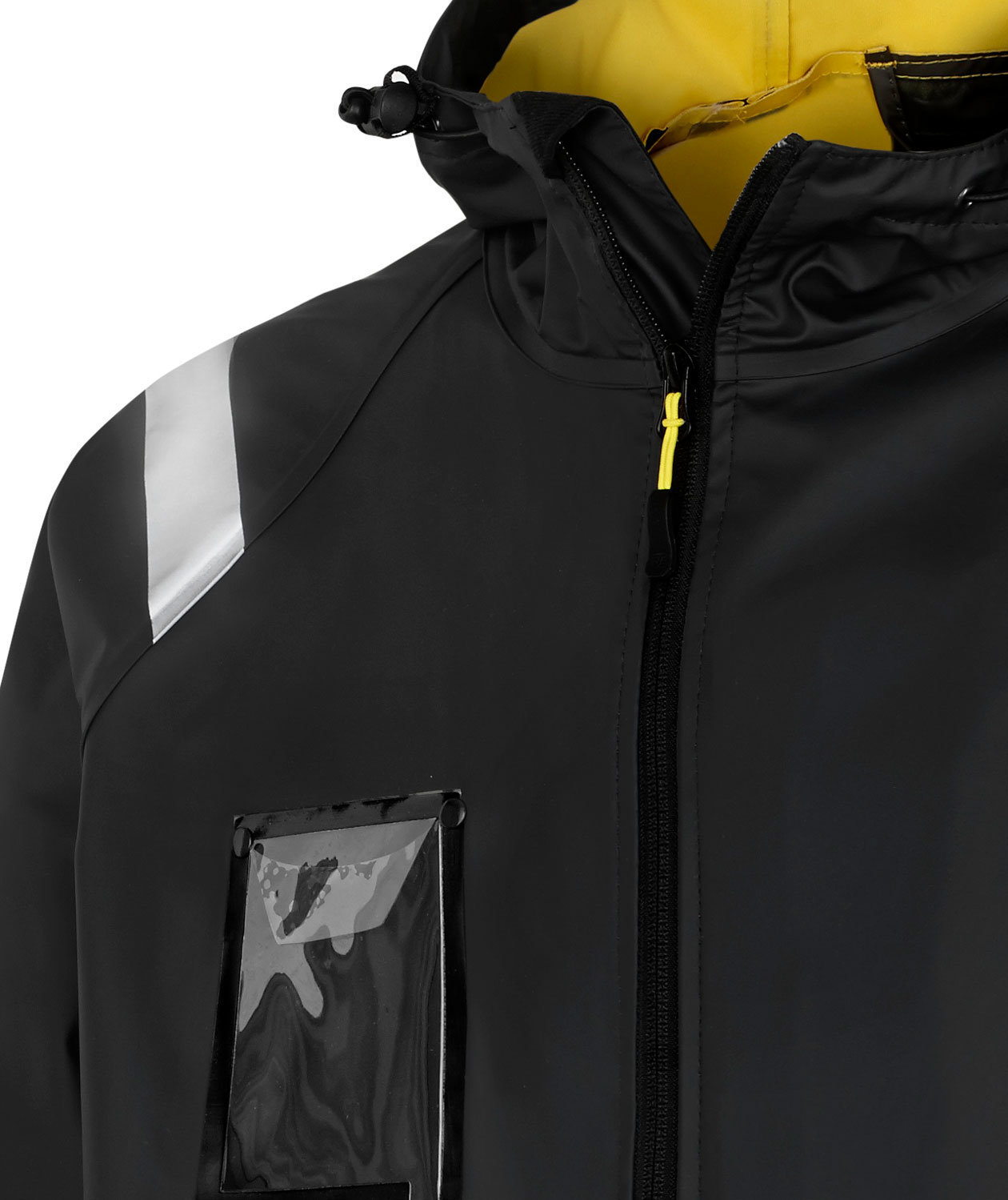 Snickers PU Rain jacket, Black