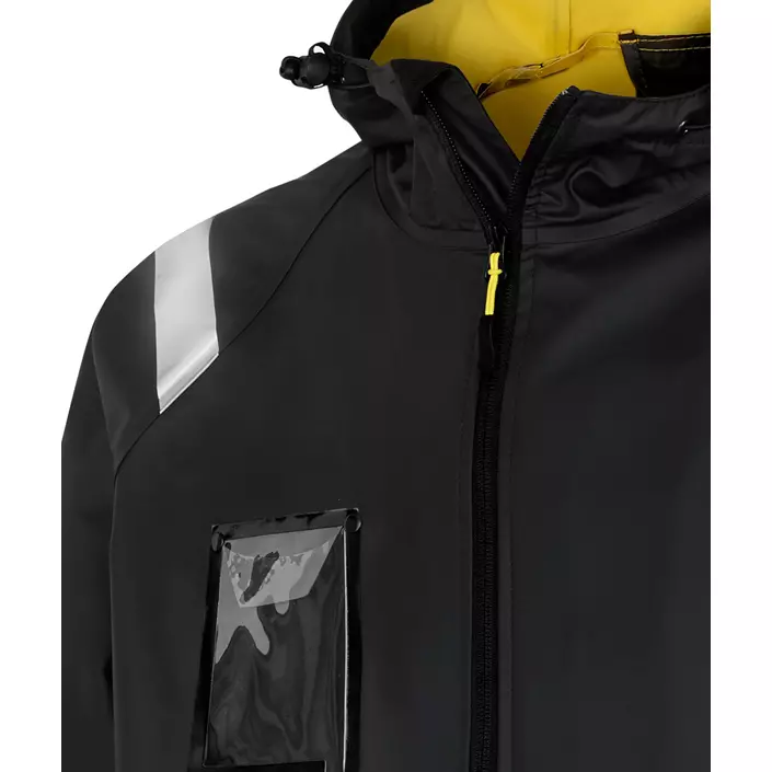 Snickers PU Rain jacket, Black, large image number 1