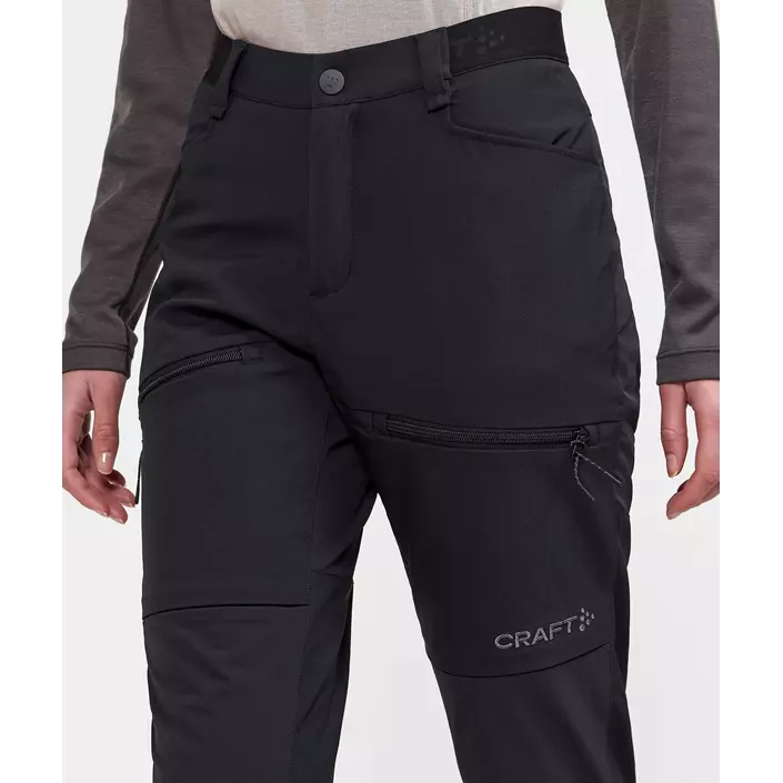 Craft Pro Explore Hiking women's trousers, Black, large image number 4