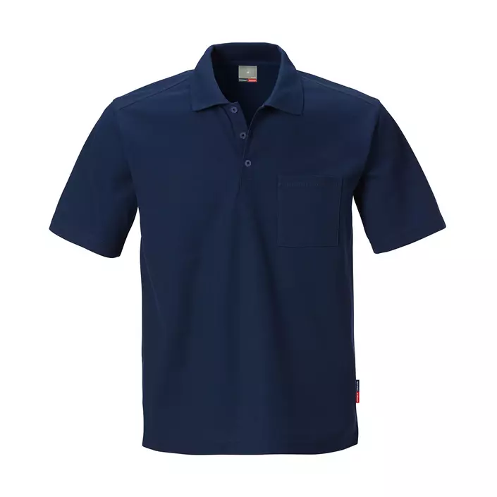 Kansas kortermet Polo T-skjorte, Marine, large image number 0