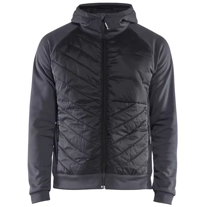 Blåkläder hybrid hoodie, Grey/Black, large image number 0