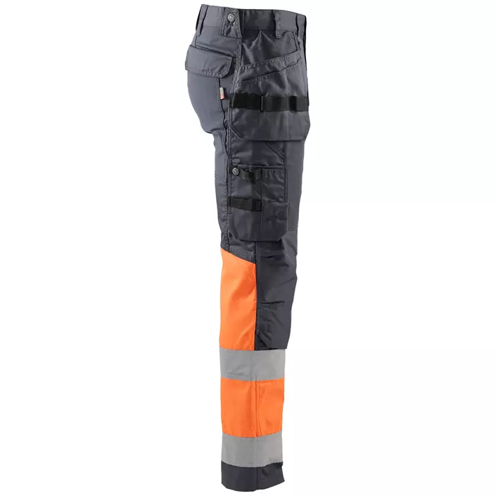 Blåkläder hantverksbyxa, Mellangrå/Hi-Vis Orange, large image number 3
