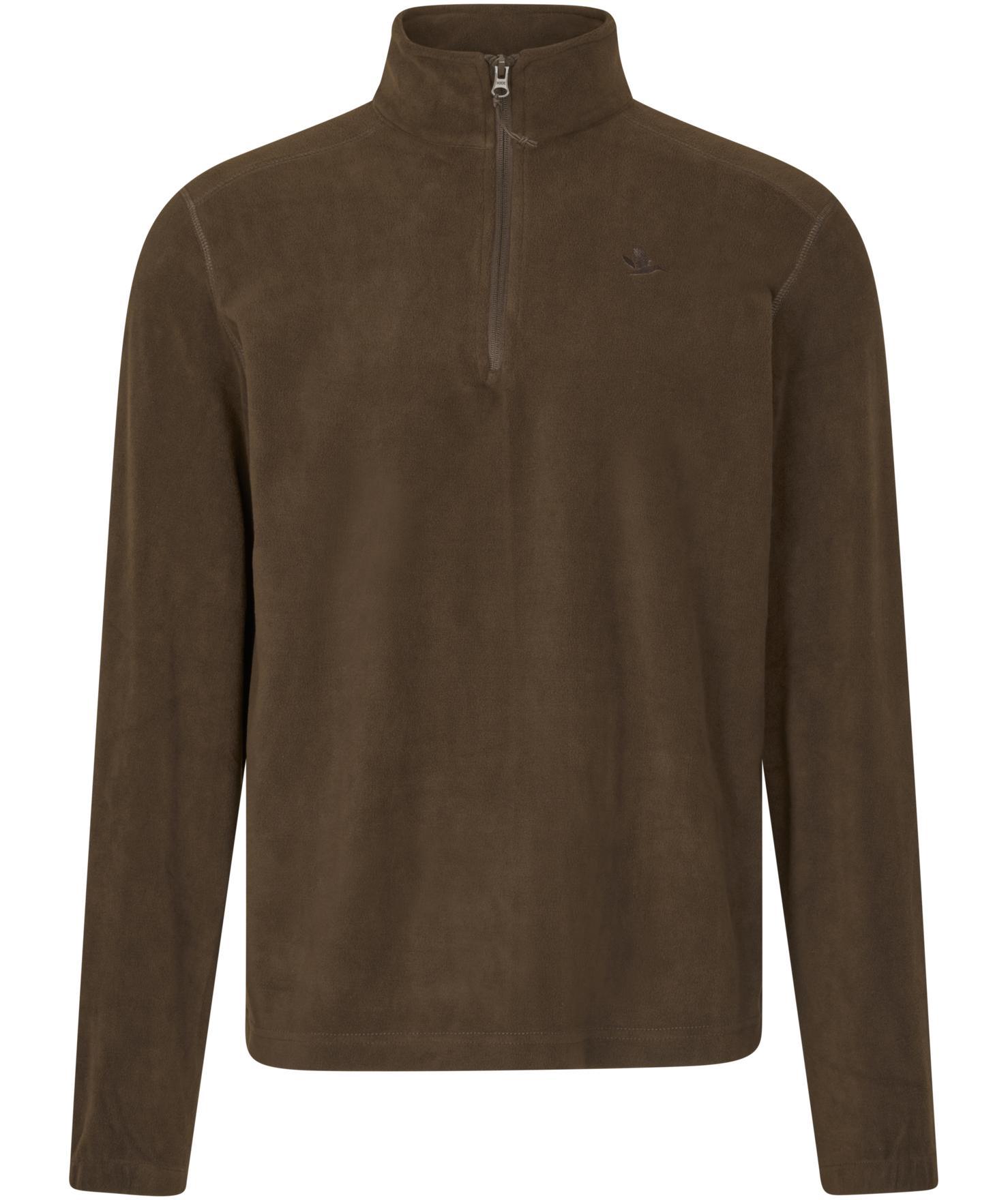 Seeland Benjamin half zip fleece pullover, Dark brown