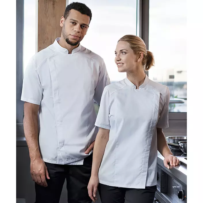 Karlowsky short-sleeved chefs jacket, White, large image number 1