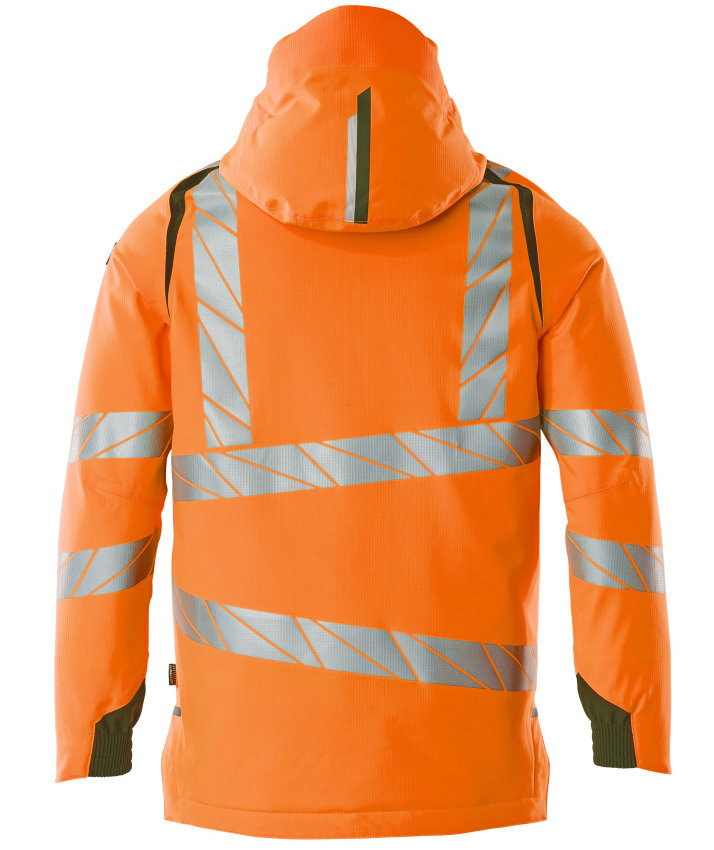 Mascot Accelerate Safe Winterjacke, Hi-Vis Orange/Moosgr&uuml;n