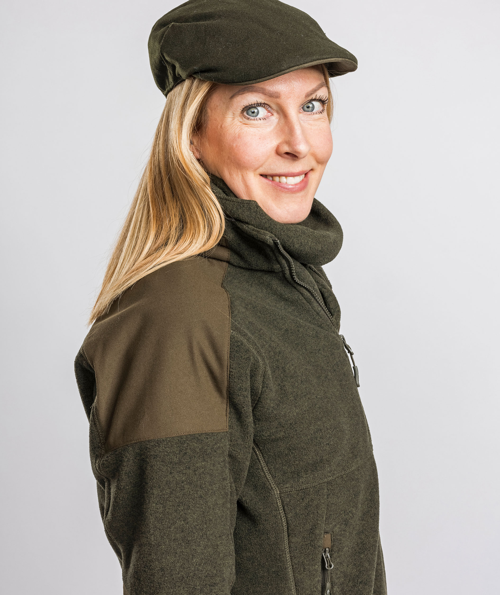 Pinewood&nbsp;Sm&aring;land Forest dame fleecejakke, Jagtgr&oslash;n, large image number 5