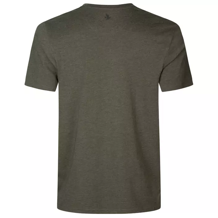 Seeland Stag Fever T-skjorte, Pine Green Melange, large image number 2