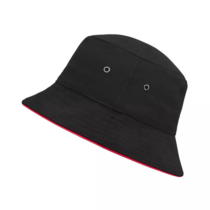 Myrtle Beach bucket hat, Black/Red, large image number 1
