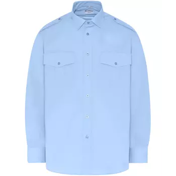 Angli Classic+ Fit uniformskjorta, Ljusblå